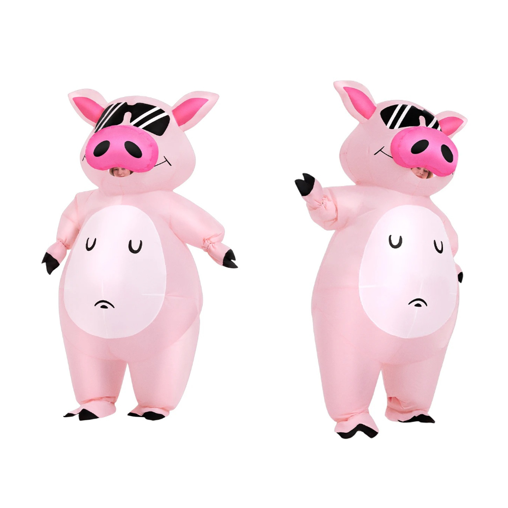 Cartoon Animal Piglet Inflatab - Womens Suit review and price