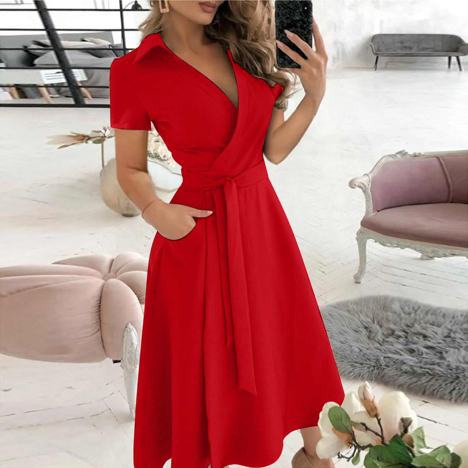 Spring  Summer Fashion Office  - Women'S Red Formal Wear review and price