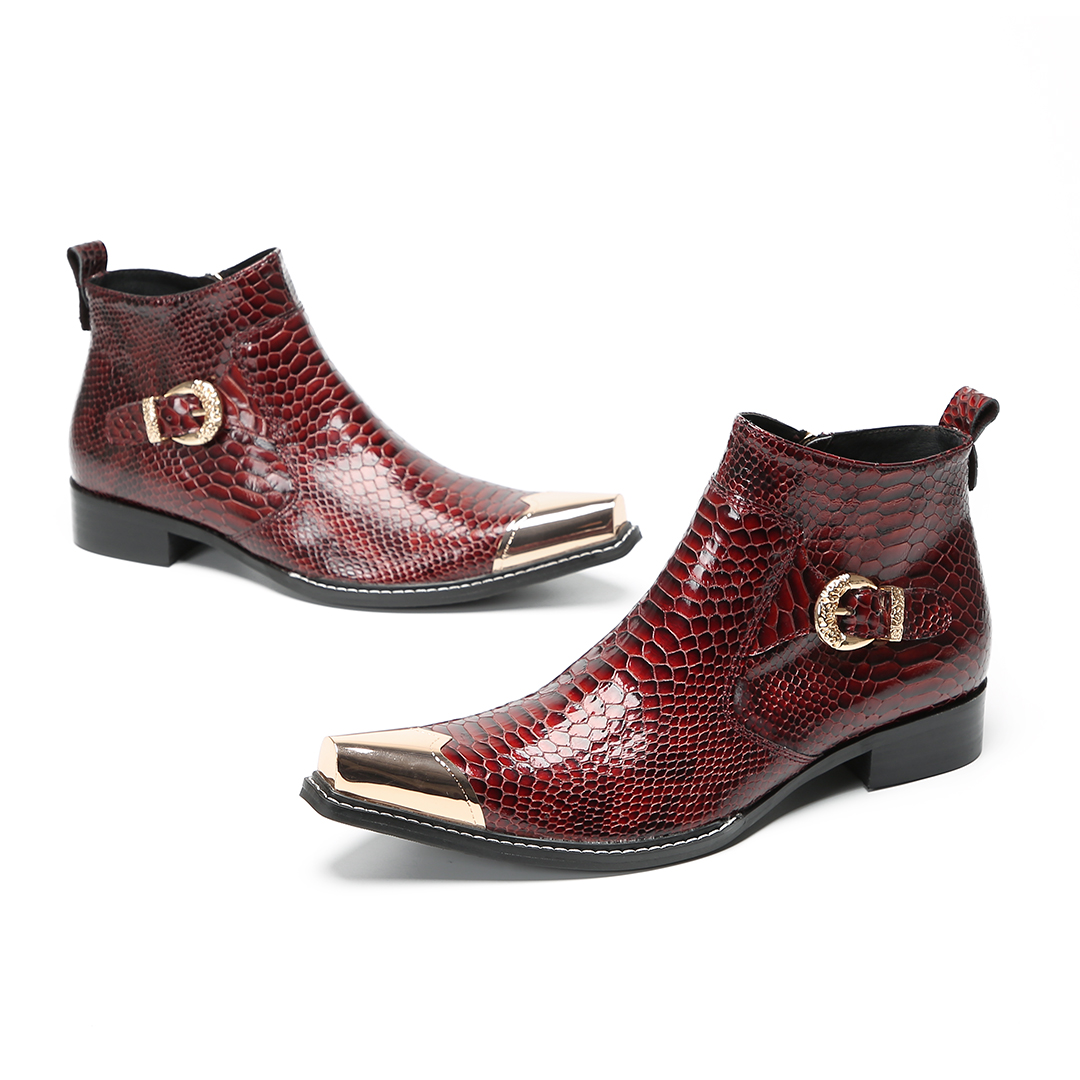 Red Pointed Toe real Leather M - Formal Dress review and price