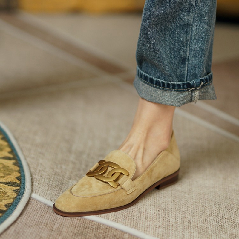 Suede Leather Women Loafers Sp - Womens Heels review and price