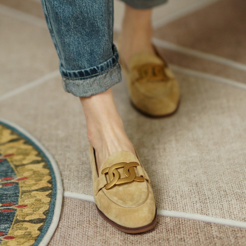 Suede Leather Women Loafers Sp - Womens Heels review and price