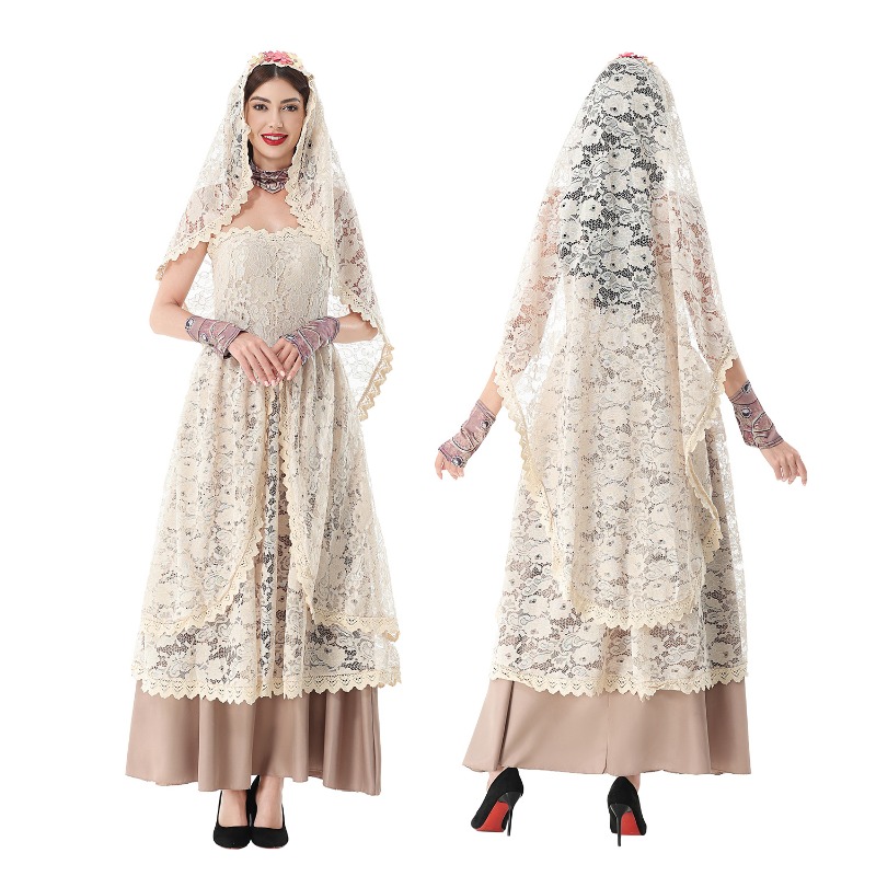 Women Vintage Lace Maxi Dress  - Wedding Dress review and price