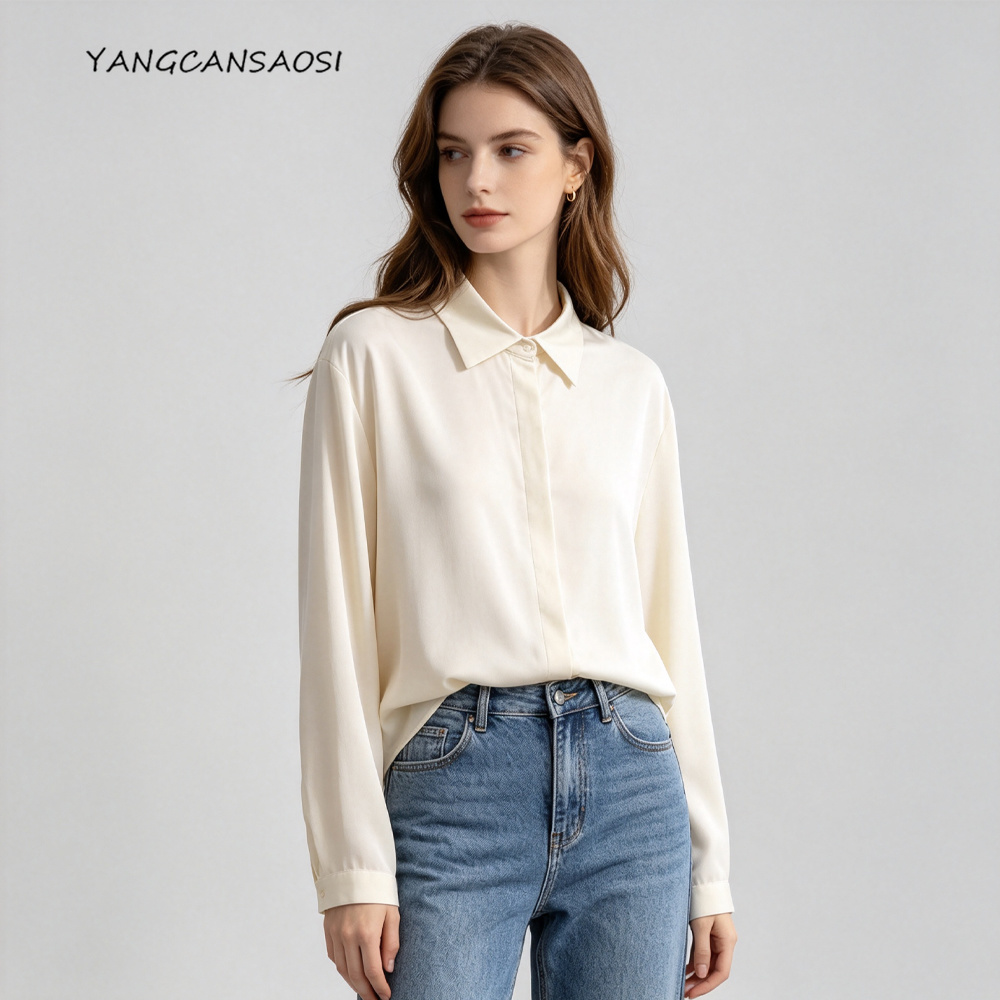 Plus Size Women's Fashion Earl - Silk Blouse review and price