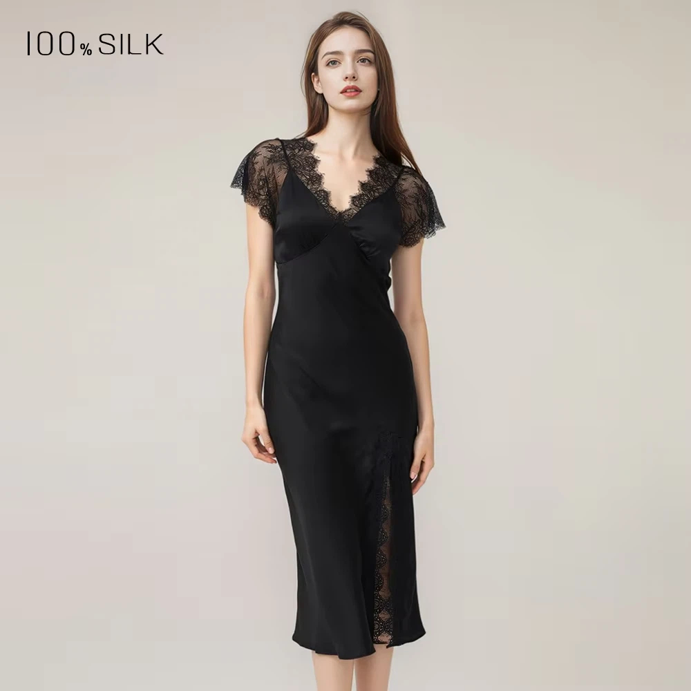 Women Sexy Lace Silk Nightdres - Lace Dress review and price