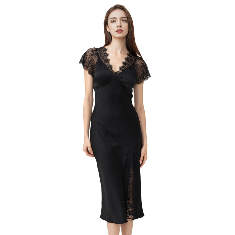 Women Sexy Lace Silk Nightdres - Lace Dress review and price