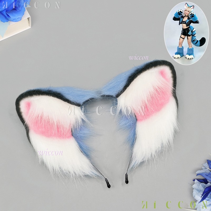 Derpyy Blue Tiger Fursuit Ears - Formal Dress review and price