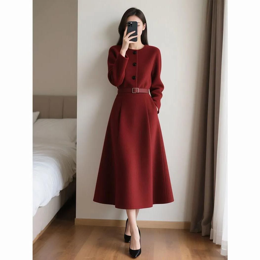 Red Retro High-end Feeling Wai - Women'S Red Formal Wear review and price