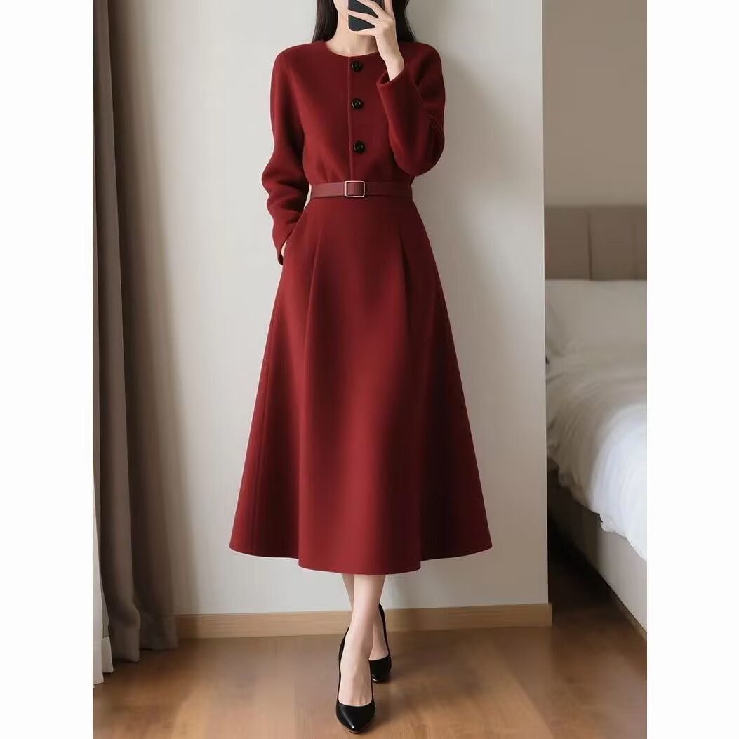 Red Retro High-end Feeling Wai - Women'S Red Formal Wear review and price