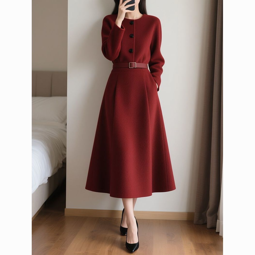 Red Retro High-end Feeling Wai - Women'S Red Formal Wear review and price