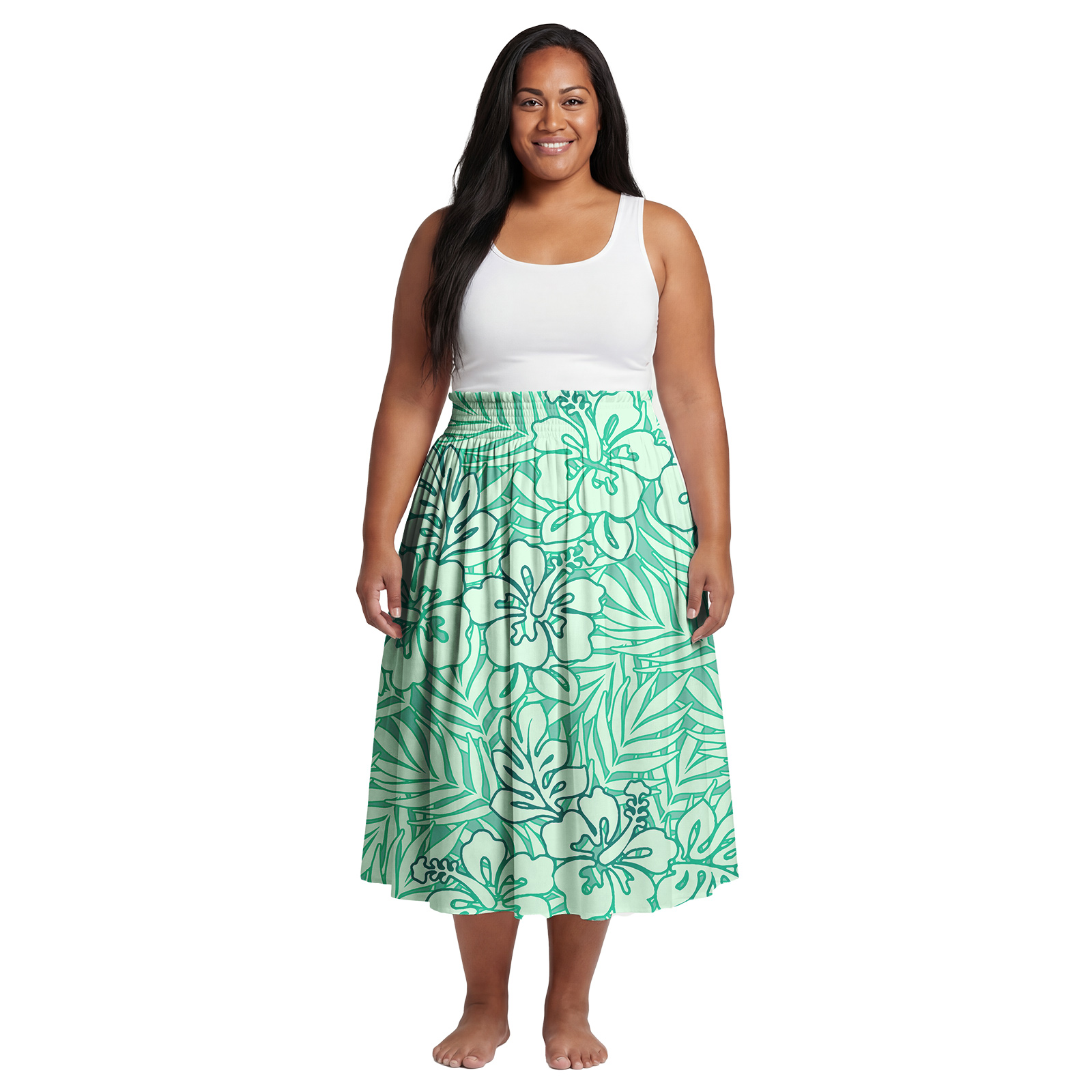 Excellent Floral Print Custom  - Midi Dress review and price