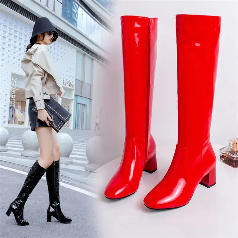 Red White Patent Leather Women - Women'S Red Formal Wear review and price