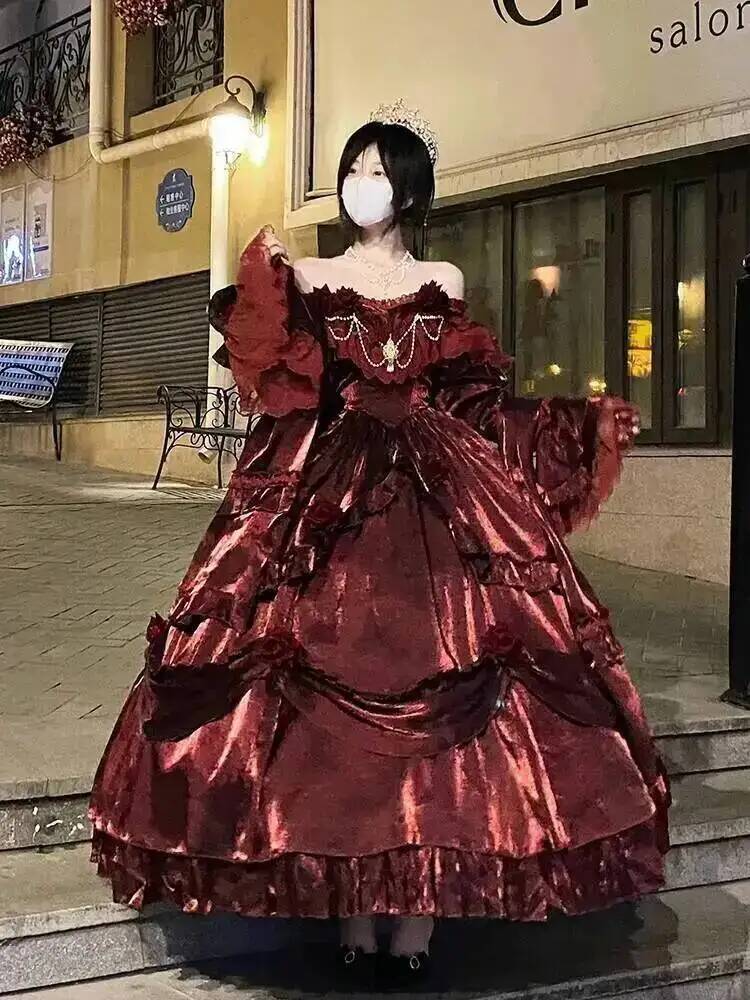 Beauty Princess Dress Red Loli - Formal Skirt review and price