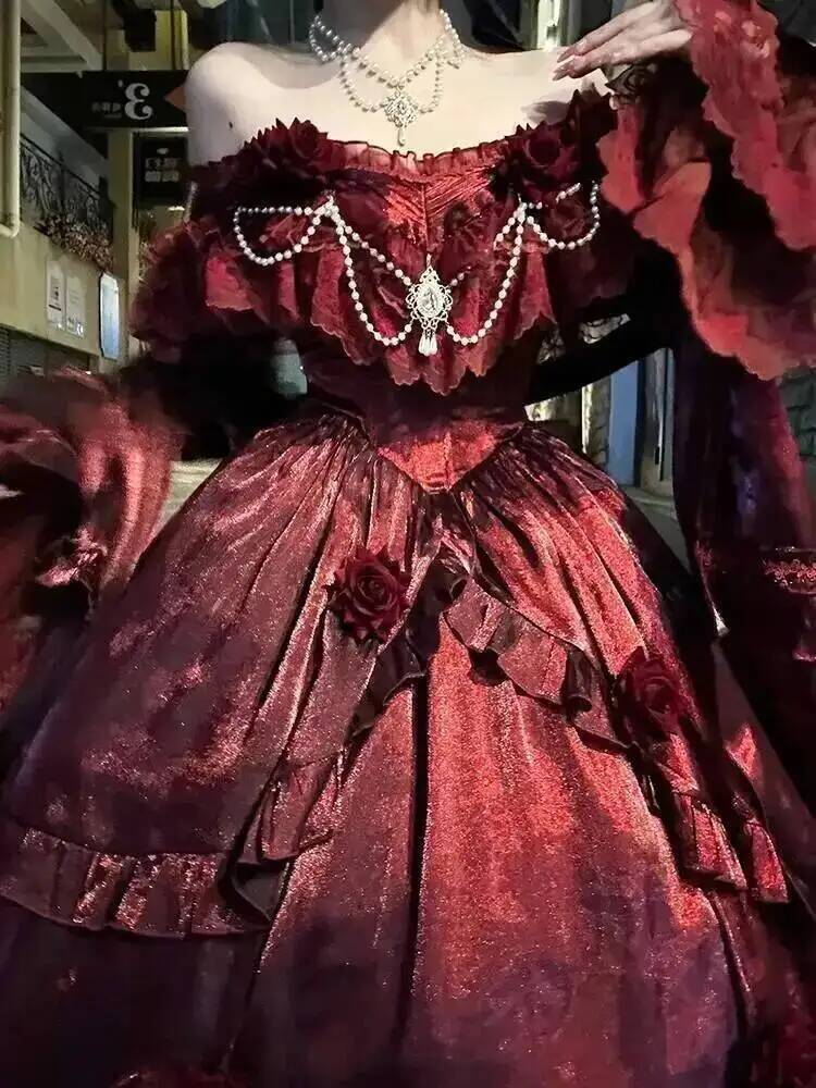 Beauty Princess Dress Red Loli - Formal Skirt review and price