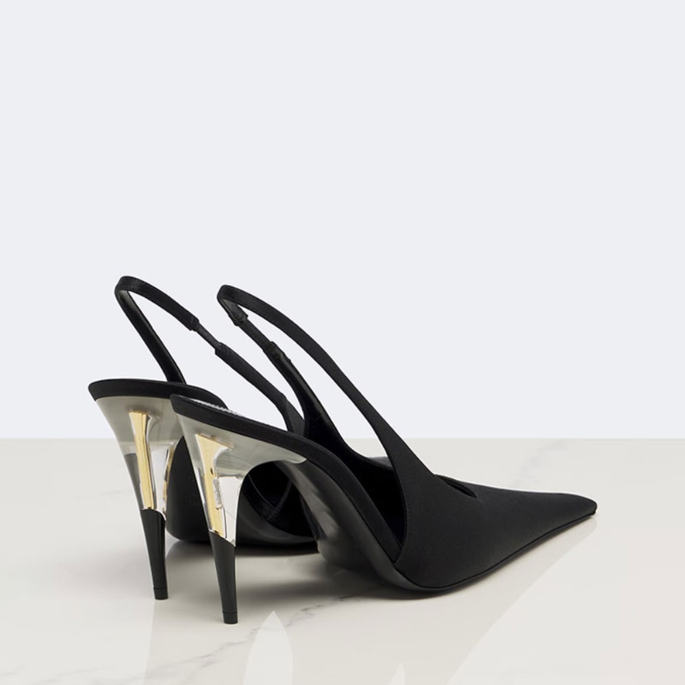 Women Satin Pointed‑Toe Stilet - Formal Dress review and price