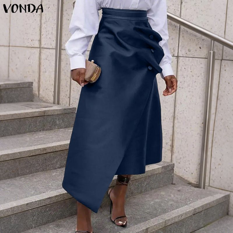 VONDA Plus Size 5XL Elegant Wo - Formal Skirt review and price