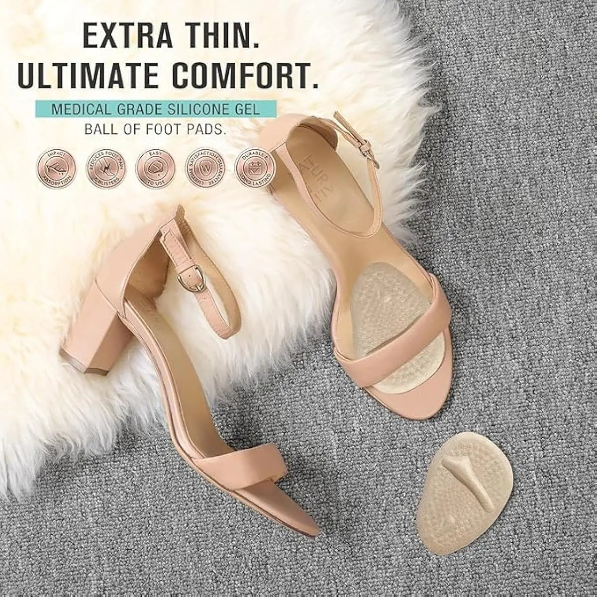 2 Sets Heel Pads, Ball of Foot - Womens Heels review and price