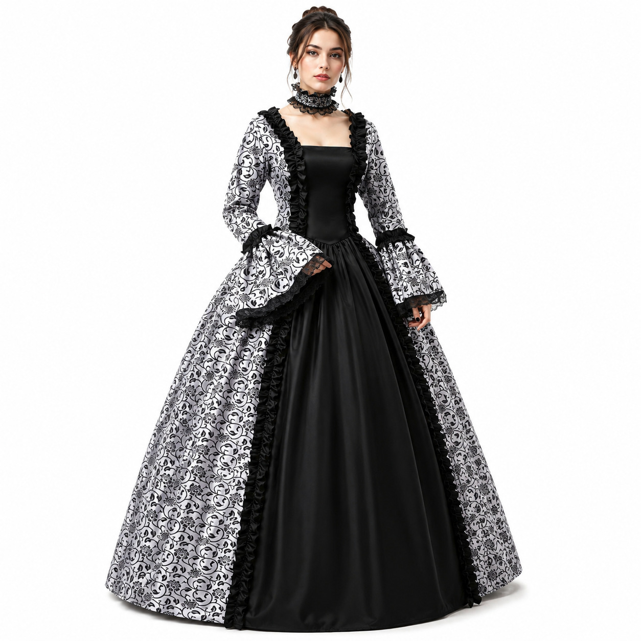 Vintage Medieval Gothic Square - Lace Dress review and price