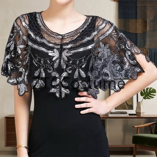 Vintage 1920s Flapper Dress wi - Evening Gown review and price