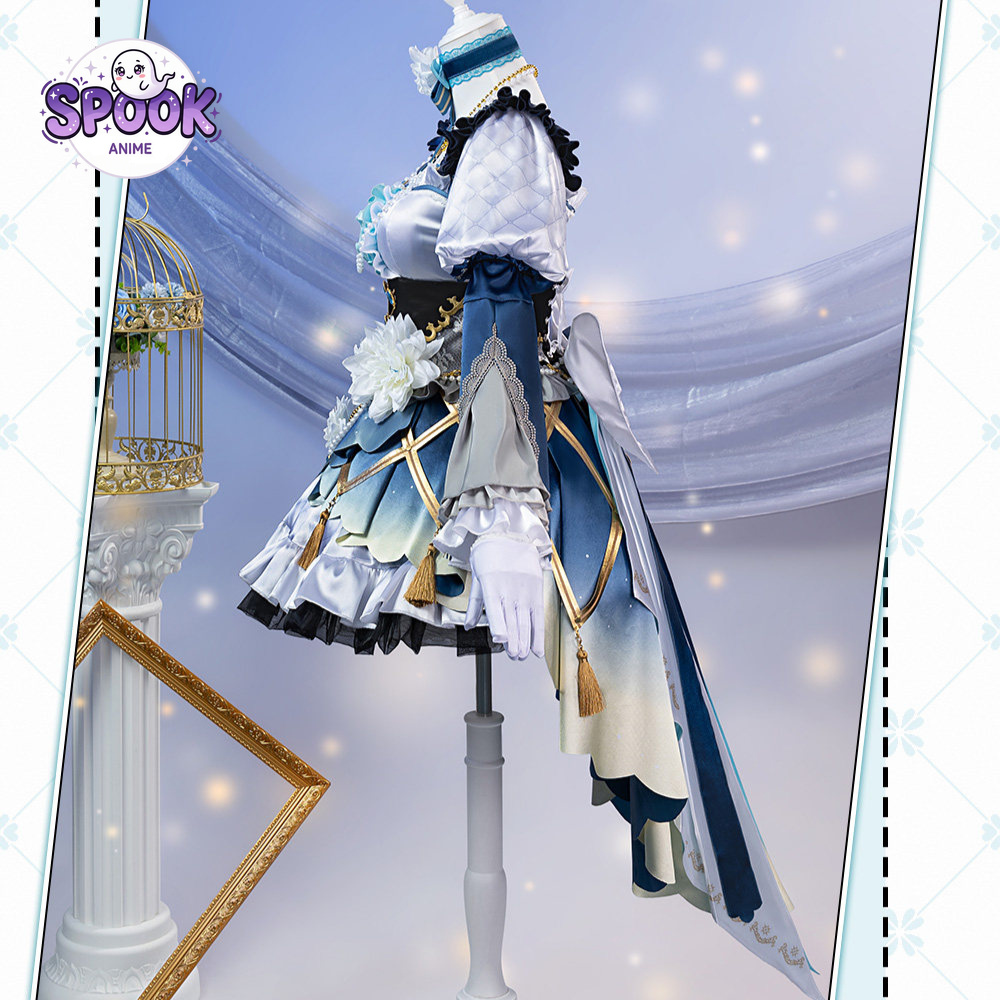 Blue White Lolita Dress Sayo H - Evening Gown review and price