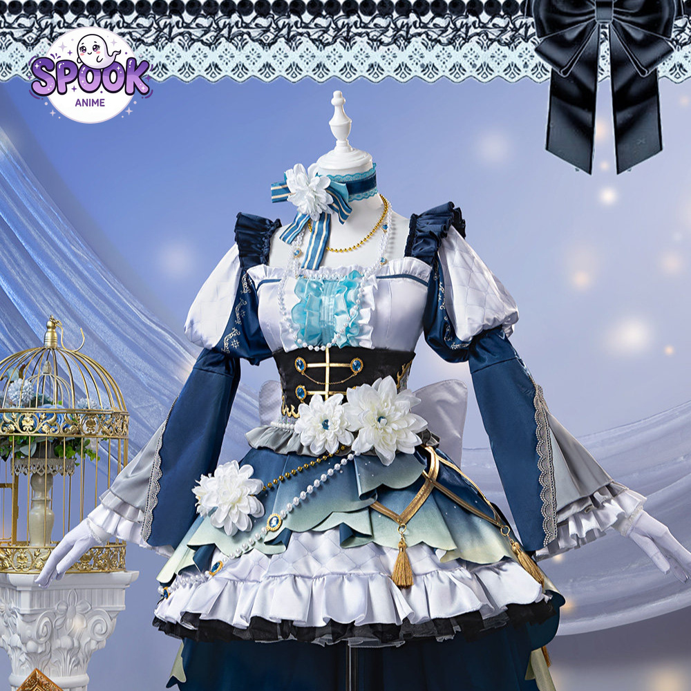 Blue White Lolita Dress Sayo H - Evening Gown review and price